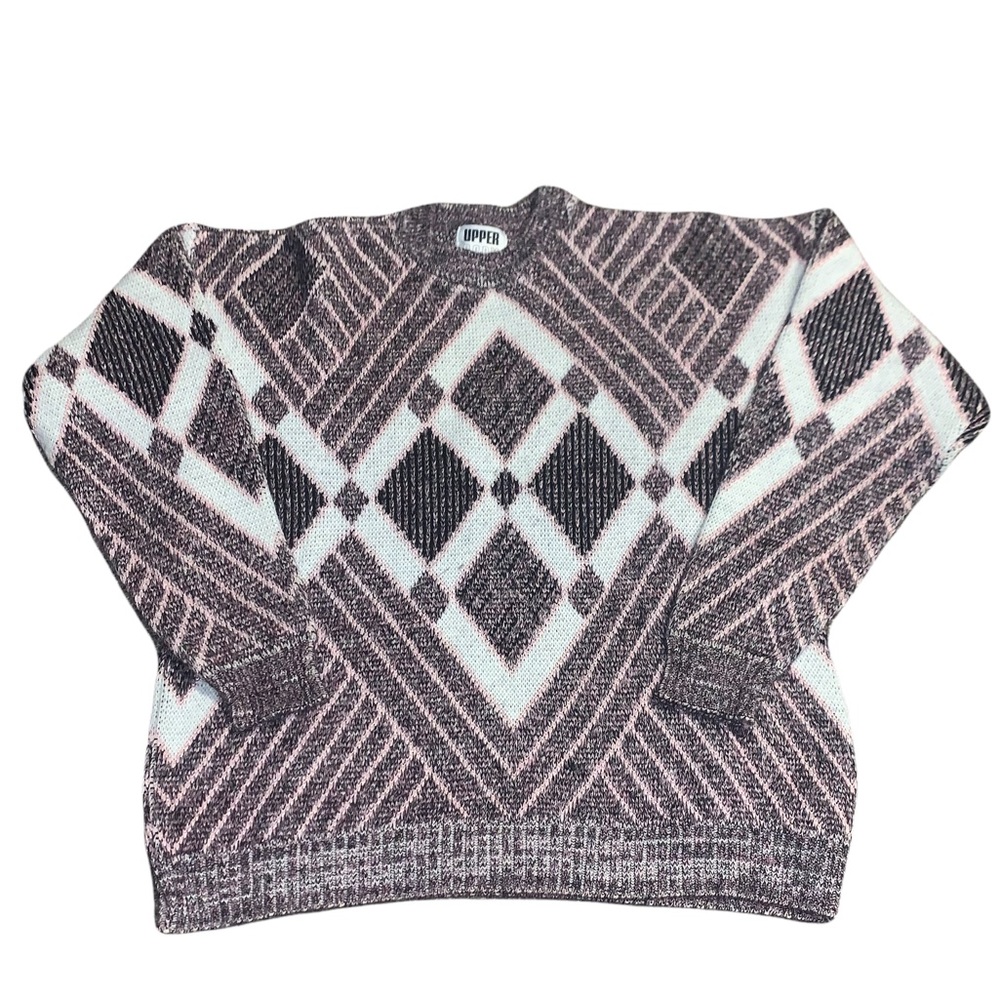 Vintage 90s Upper Body Men’s Pink Acrylic Sweater